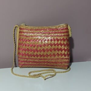 Cute trendy hand woven bag